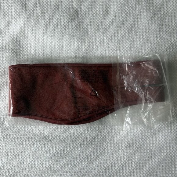 Duluth Trading Company Women's Shoreline Fleece Ear Band Orange M/L Ponytail - Picture 9 of 10